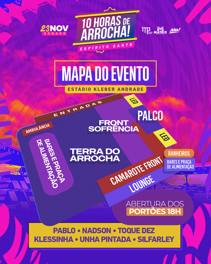 Mapa do evento